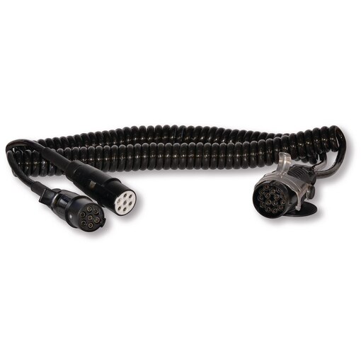Câble spiralé 15/2x7-pôles plastique